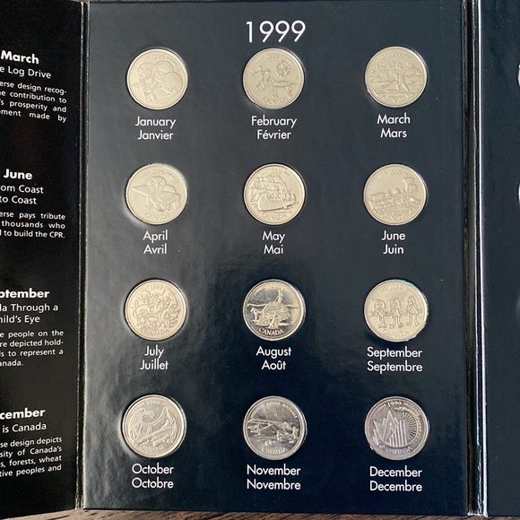 25 cent Canadian coin set - Picture 4 of 5